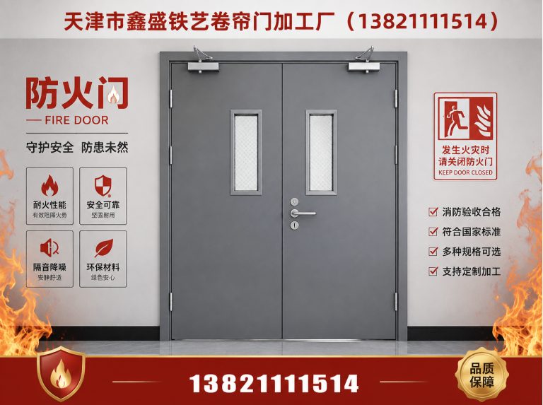 河北区天津市鑫盛铁艺卷帘门加工厂展示图